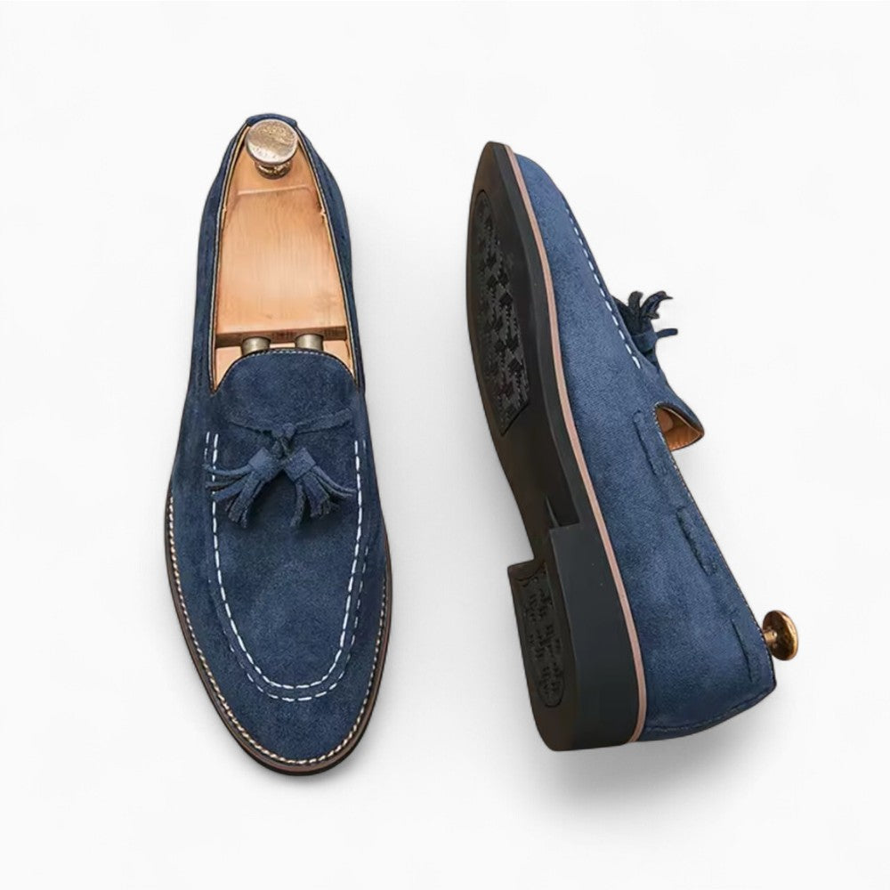 Mocassins à glands effet daim en cuir synthétique PU - image 2