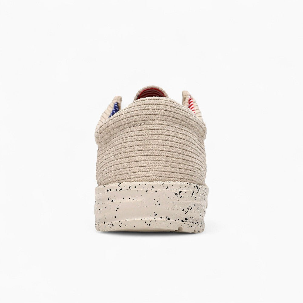 Mocassins à lacets à surface côtelée — Beige - image 3
