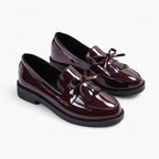 Mocassins À Talons Carrés Avec Frange Dans Le Style Vintage - image 2