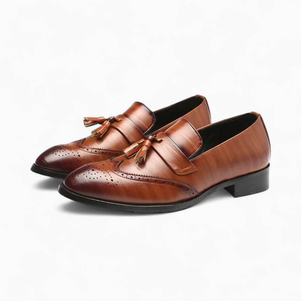 Mocassins À Tête Pointue À Glands Pour Homme - image 2