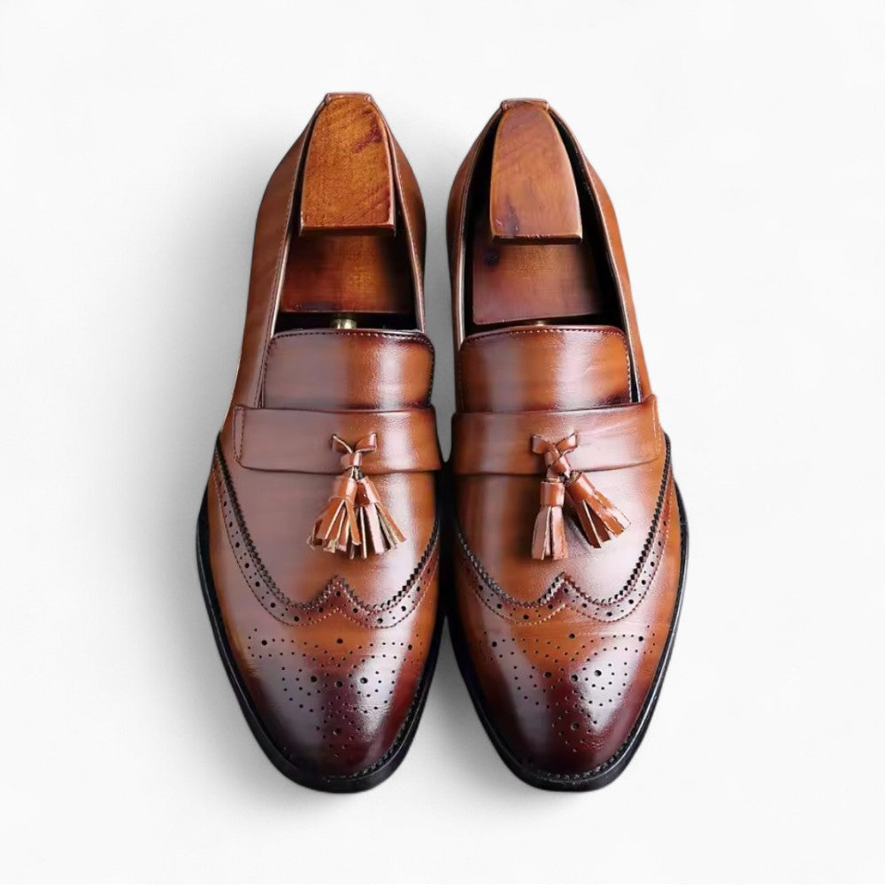 Mocassins À Tête Pointue À Glands Pour Homme - image 3