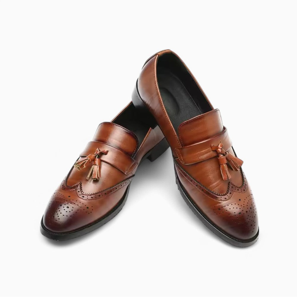 Mocassins À Tête Pointue À Glands Pour Homme - image 4