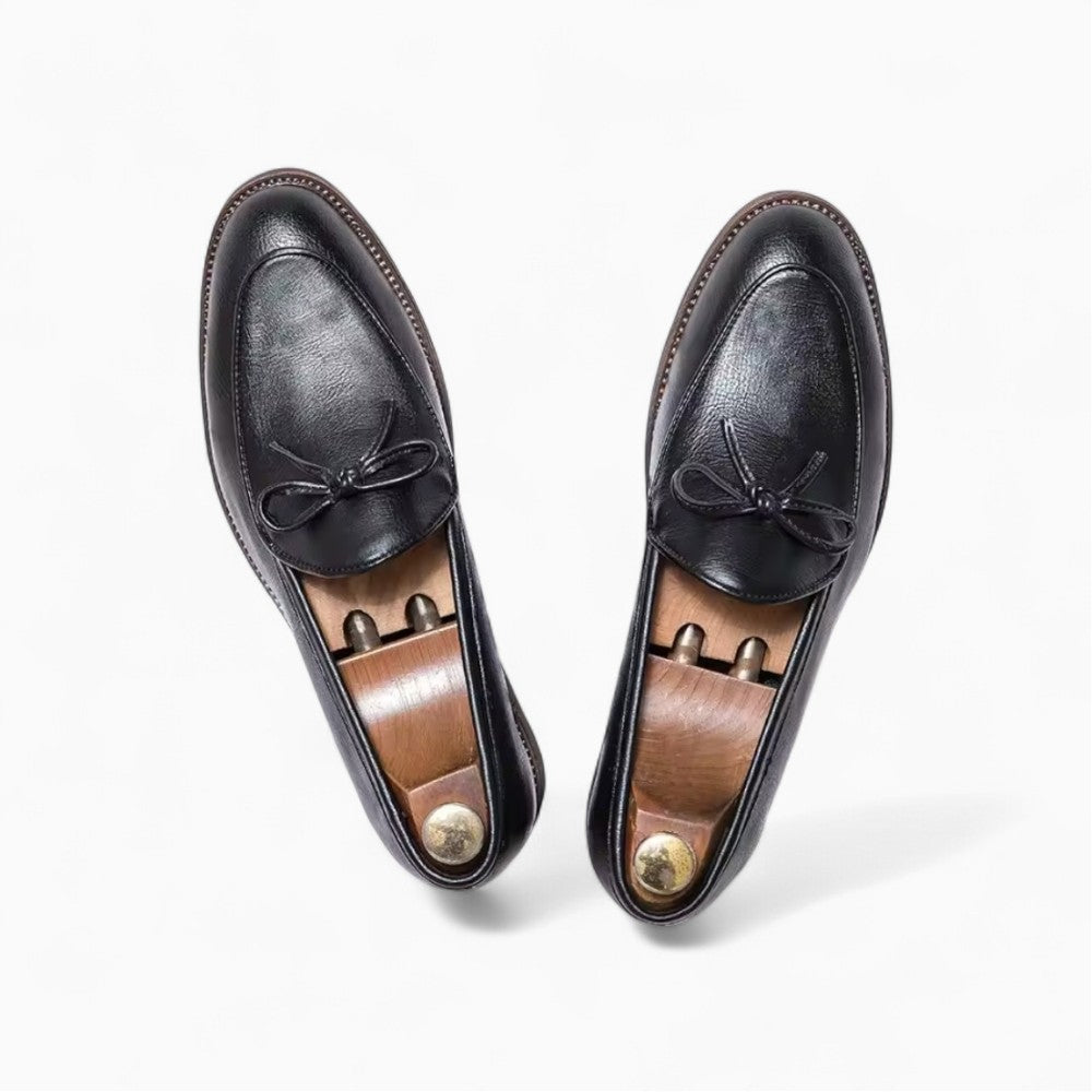 Mocassins Bateau À Lacets En Cuir Pour Homme - image 2