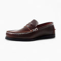 Mocassins Bateau Vintage Pour Homme - Marron