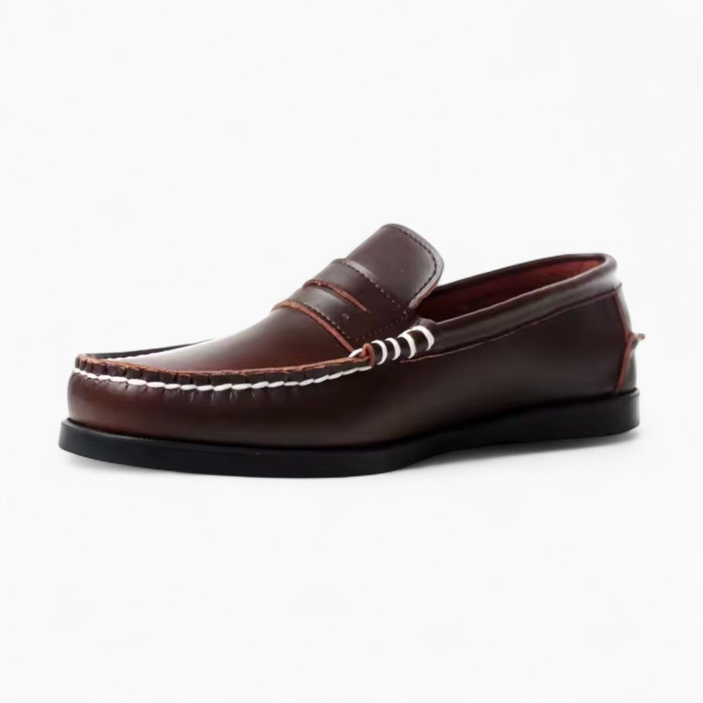 Mocassins Bateau Vintage Pour Homme - Marron