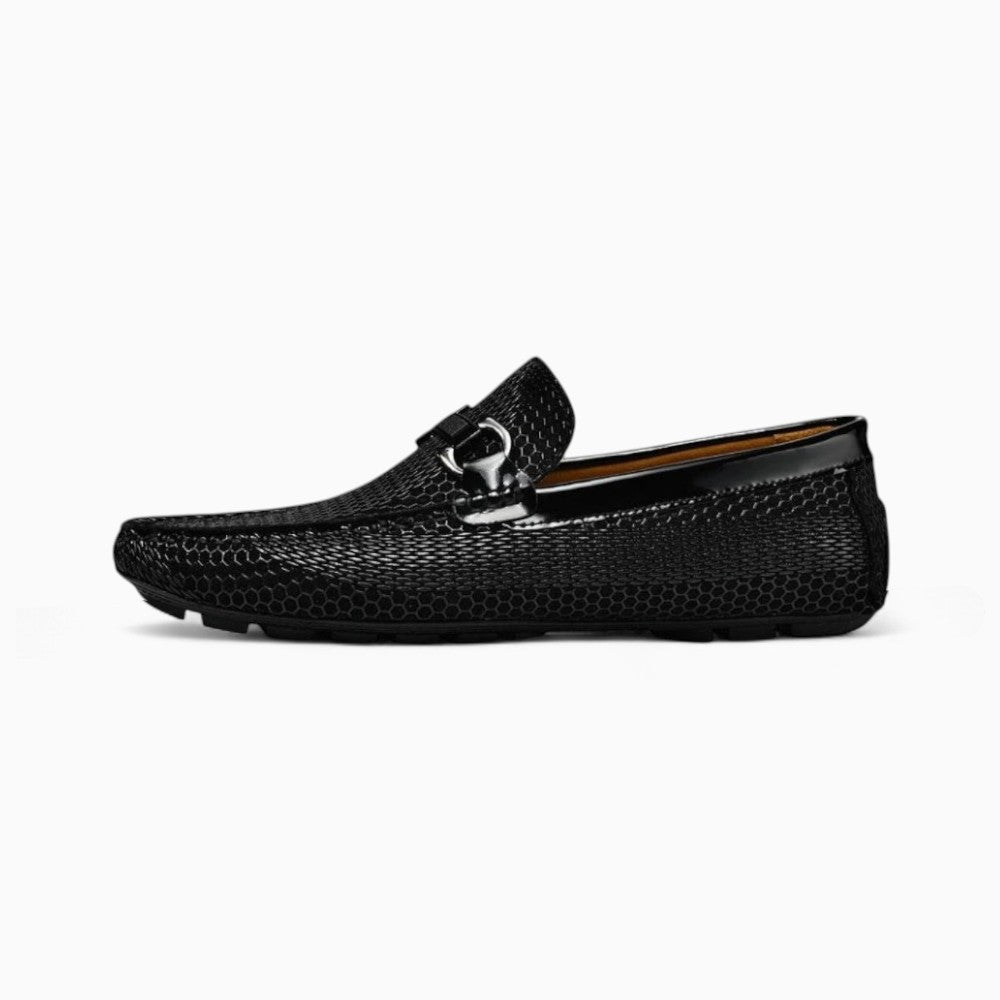Mocassins Brillants En Cuir Véritable Pour Homme - image 2