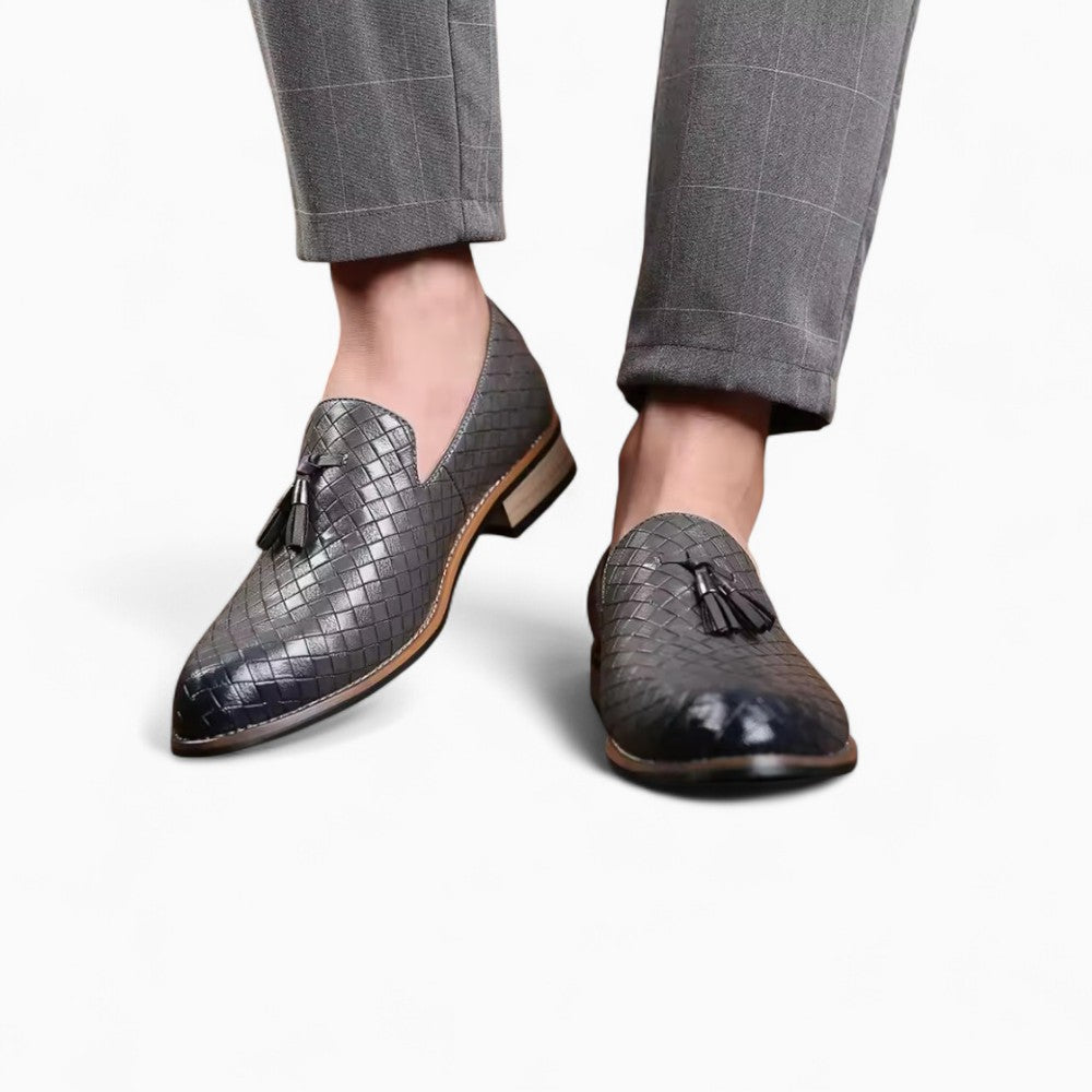 Mocassins Chics En Cuir À Gland Pour Hommes - image 2