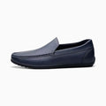 Mocassins Confortables Et Respirants En Cuir Pour Homme - Bleu Marine