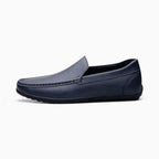 Mocassins Confortables Et Respirants En Cuir Pour Homme - Bleu Marine