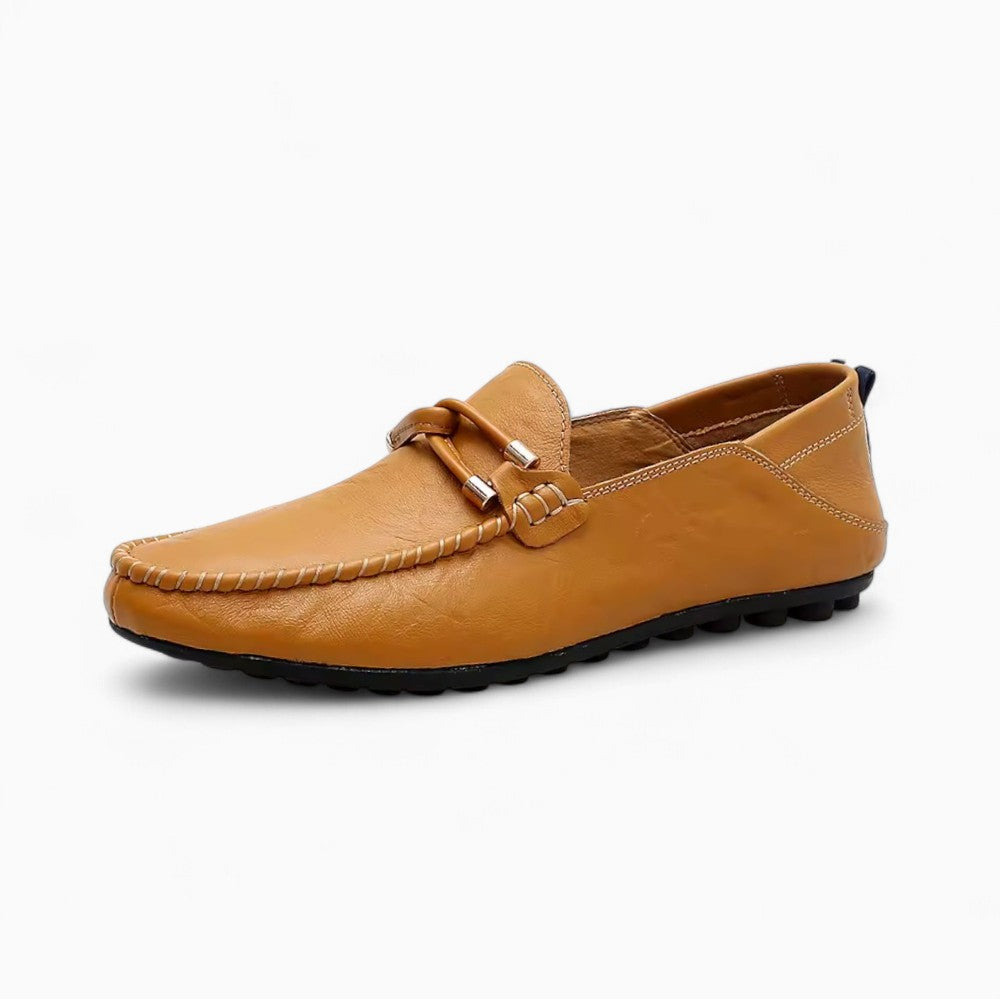 Mocassins De Mariage En Cuir Synthétique Pour Homme - Marron
