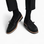 Mocassins décontractés à glands effet daim en microfibre pour homme - image 2