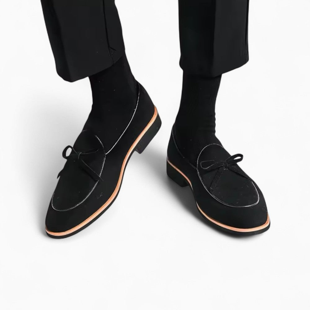 Mocassins décontractés à glands effet daim en microfibre pour homme - image 2