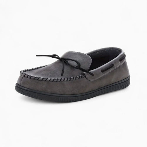 Mocassins Décontractés En Cuir Synthétique Pour Hommes - Gris