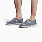Mocassins Décontractés En Toile Jean Pour Homme - image 3