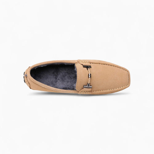 Mocassins D’été En Daim Beige Pour Hommes - image 2