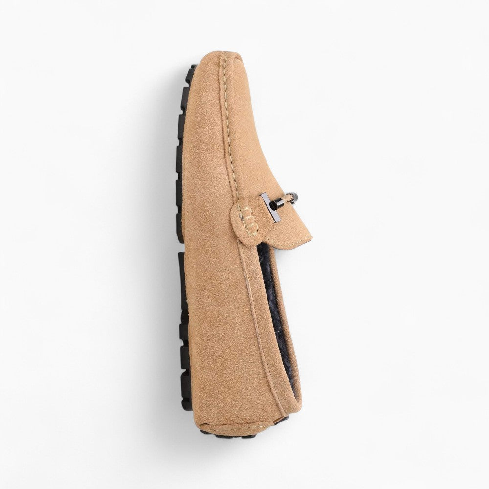 Mocassins D’été En Daim Beige Pour Hommes - image 3