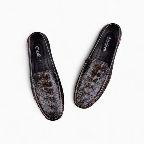 Mocassins effet cuir crocodile en PU - image 2