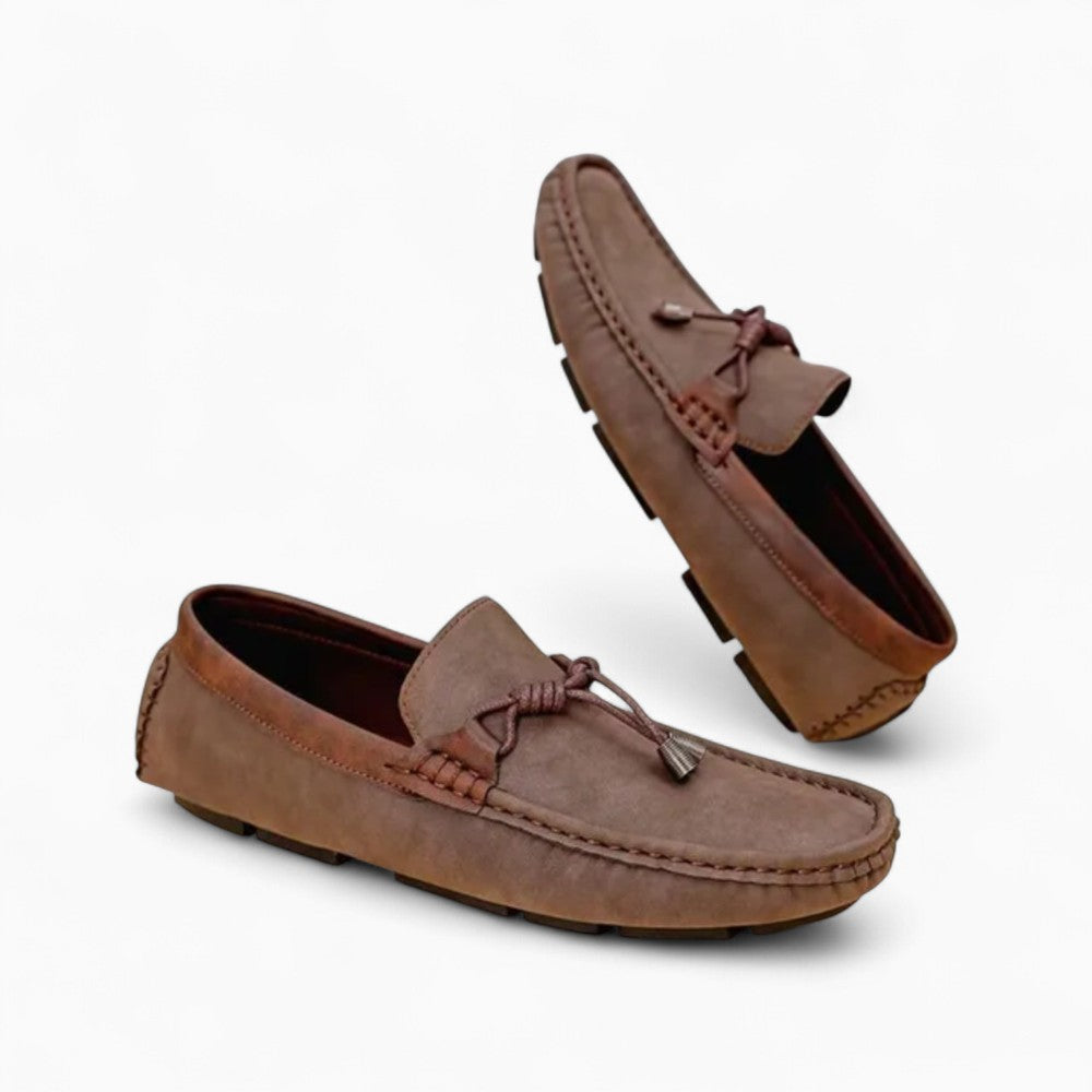 Mocassins En Cuir Respirants À Glands Pour Homme - image 2