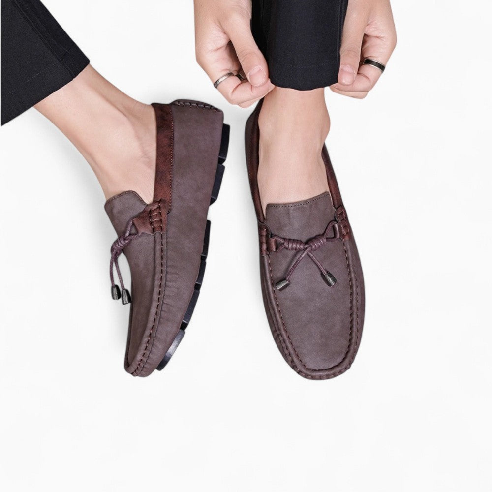 Mocassins En Cuir Respirants À Glands Pour Homme - image 4