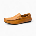 Mocassins En Cuir Synthétique Respirants Pour Hommes - Marron