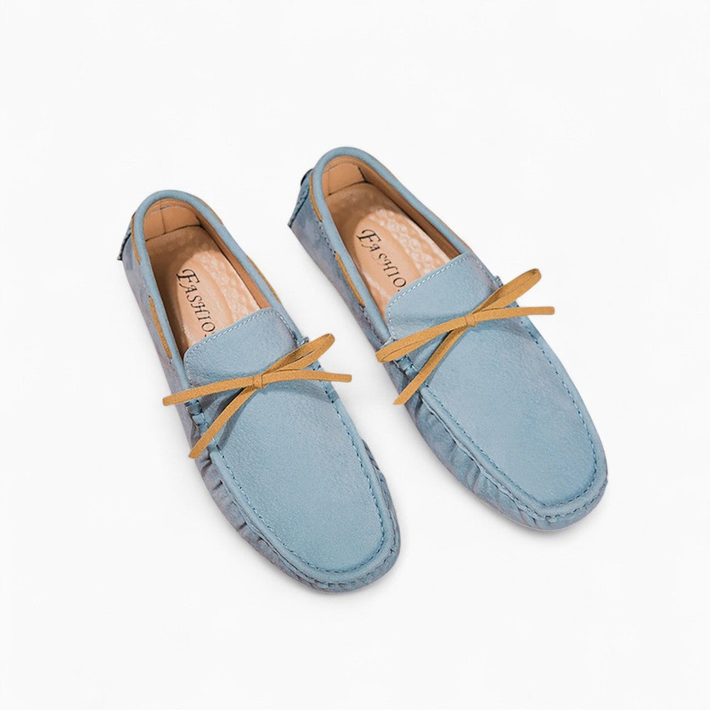 Mocassins En Daim À Nœud Pour Homme - image 3