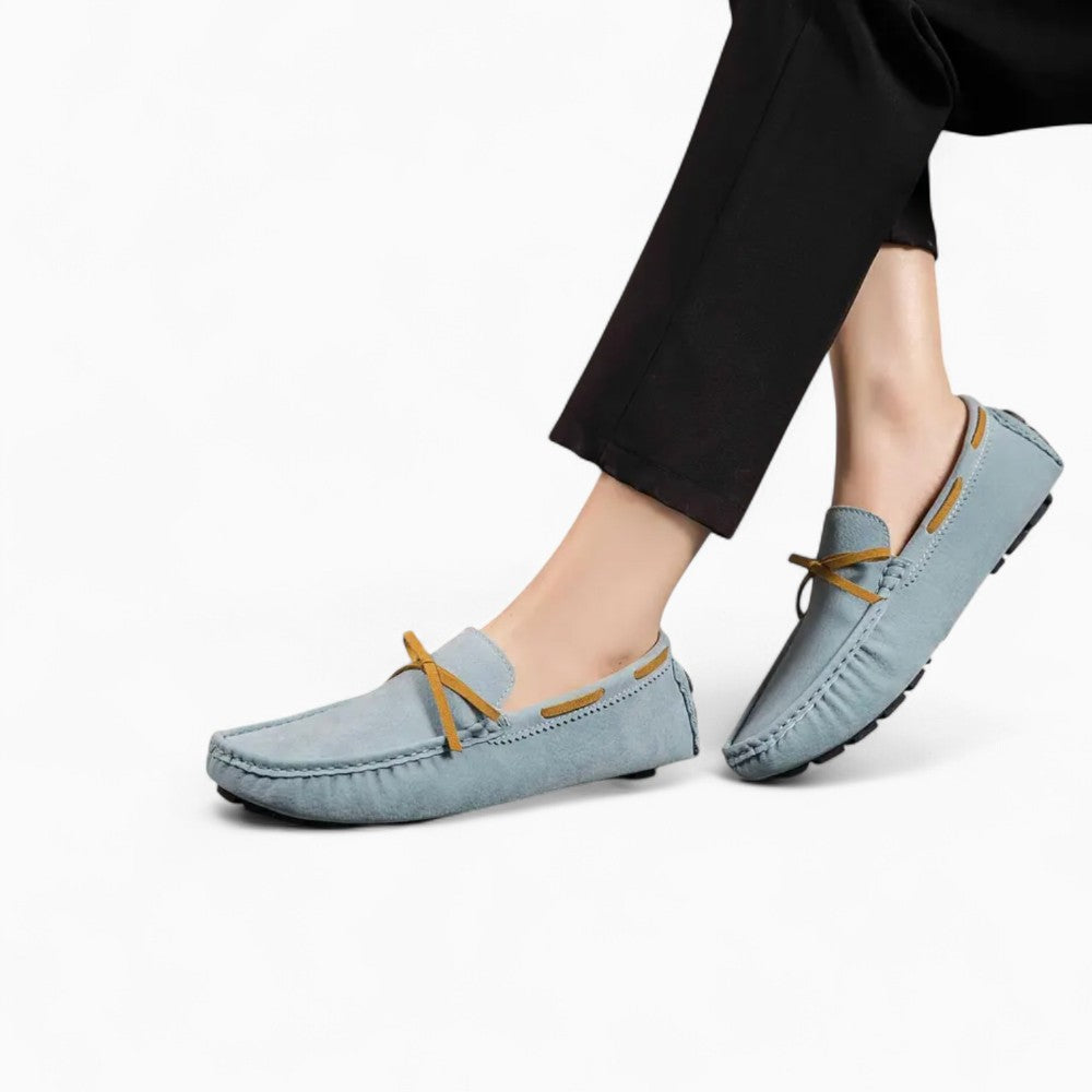 Mocassins En Daim À Nœud Pour Homme - image 4