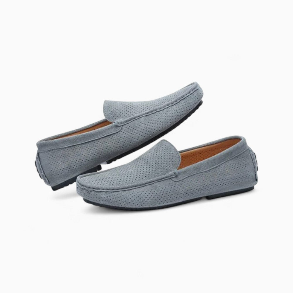 Mocassins En Daim Décontracté Gris Pour Hommes - image 2