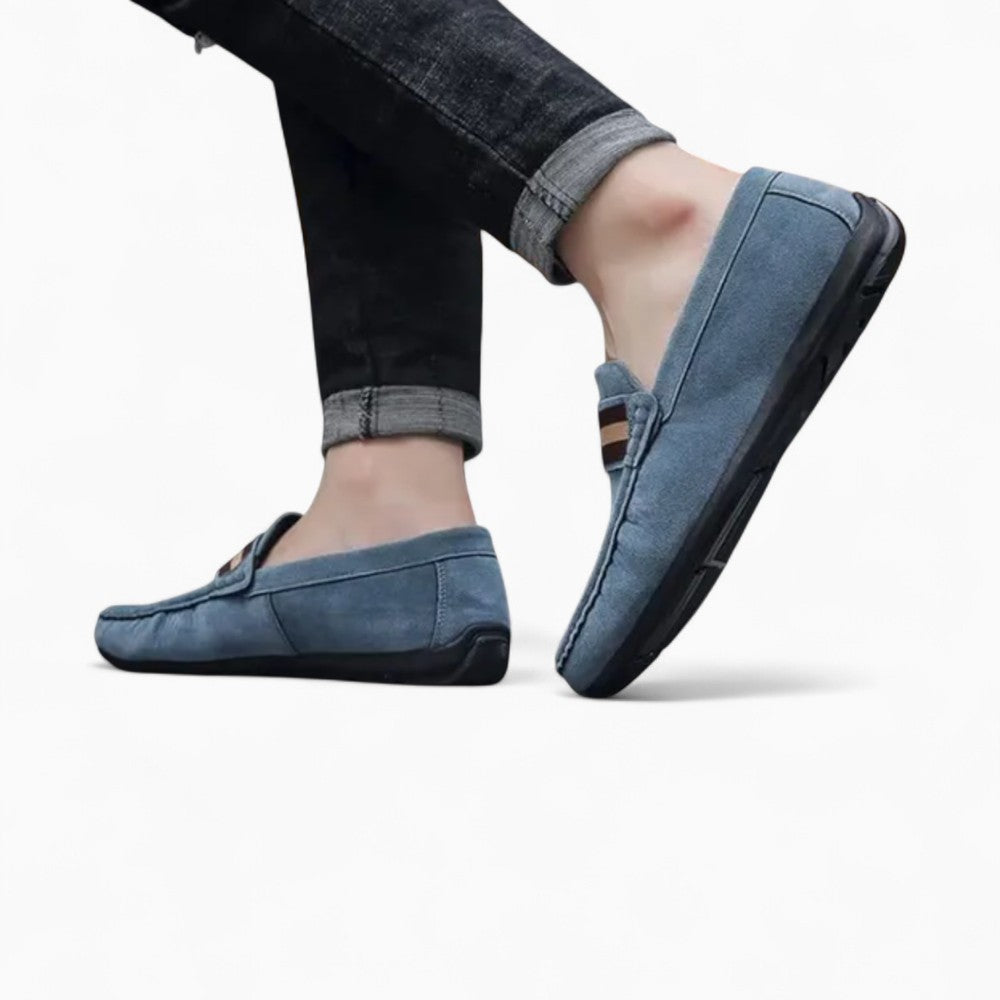 Mocassins En Daim Synthétique Avec Un Design Original Pour Hommes - image 2