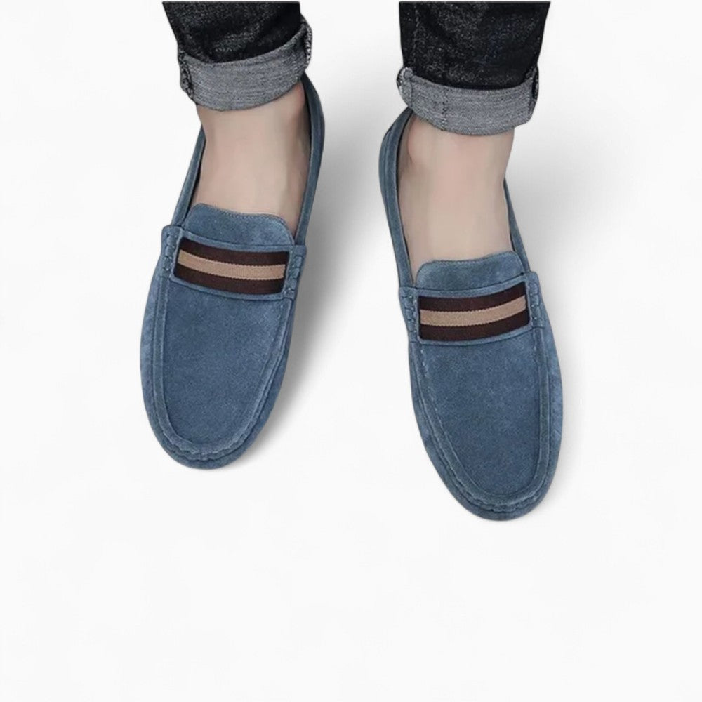 Mocassins En Daim Synthétique Avec Un Design Original Pour Hommes - image 3