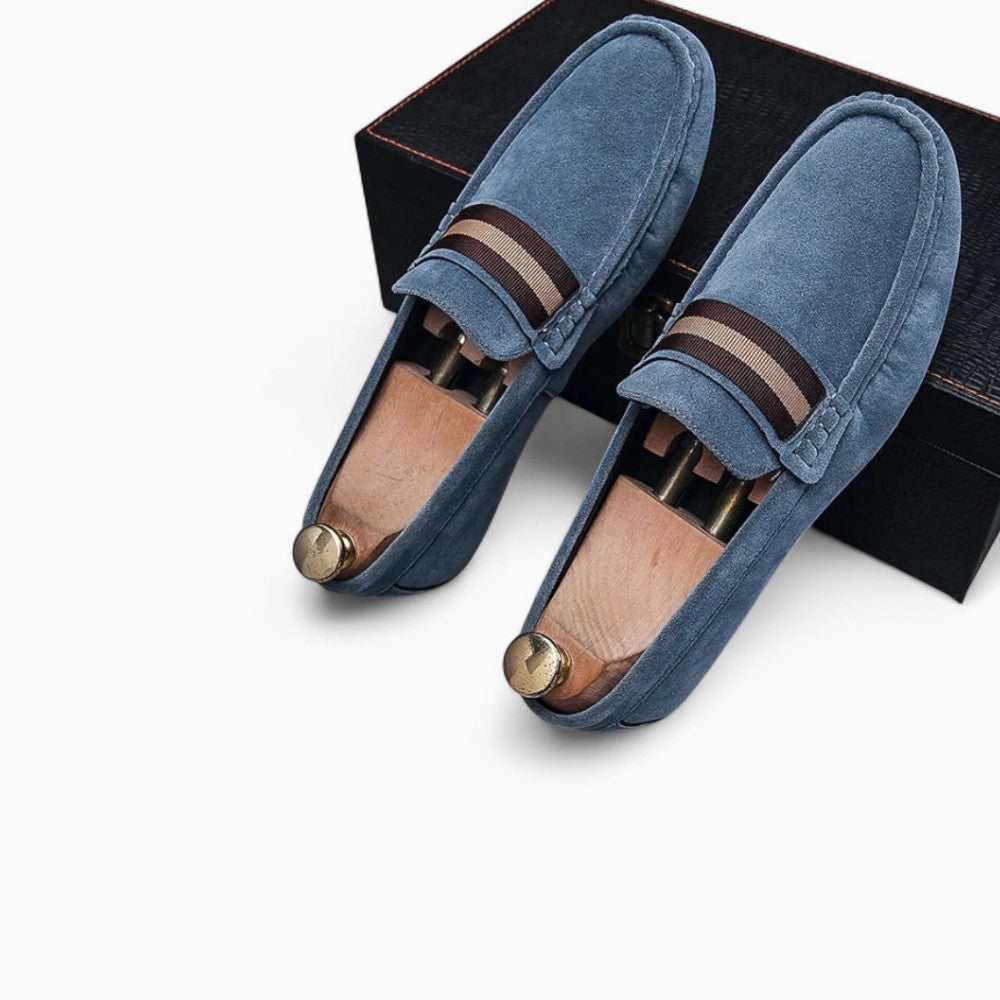 Mocassins En Daim Synthétique Avec Un Design Original Pour Hommes - image 4