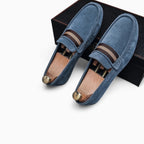 Mocassins En Daim Synthétique Avec Un Design Original Pour Hommes - image 4