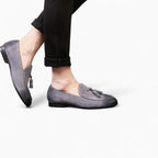 Mocassins En Daim Véritable Souple Et Classique À Glands Pour Homme - image 3
