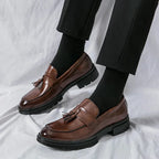 Mocassins Habillés À Glands En Cuir Véritable Pour Homme - image 5