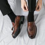 Mocassins Habillés À Glands En Cuir Véritable Pour Homme - image 6