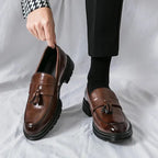 Mocassins Habillés À Glands En Cuir Véritable Pour Homme - image 7