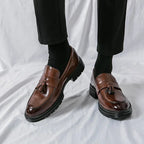 Mocassins Habillés À Glands En Cuir Véritable Pour Homme - image 11