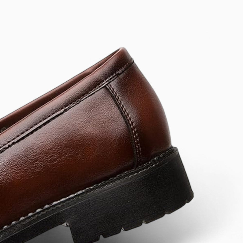 Mocassins Habillés En Cuir Véritable Pour Homme - image 5