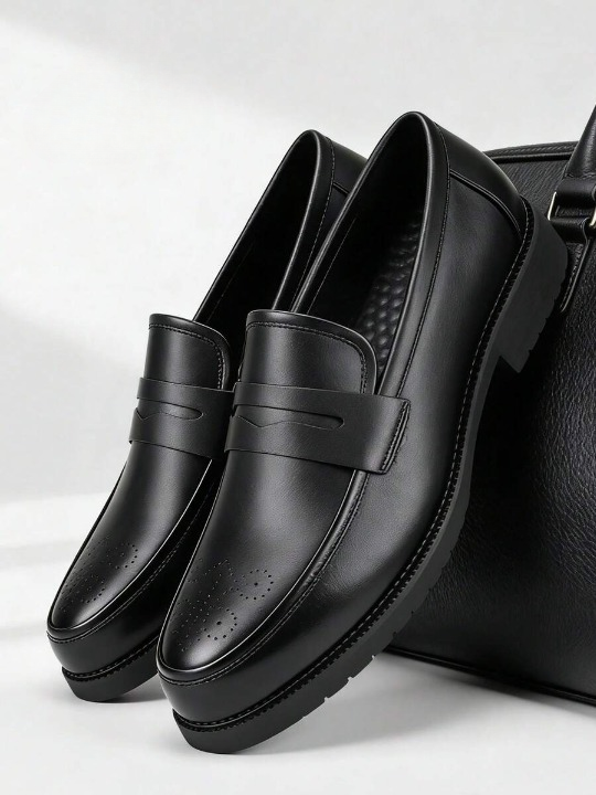 Mocassins homme à bandeau - Noir