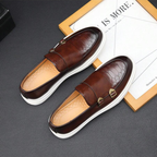 Mocassins homme à boucles - image 6