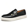 Mocassins homme à boucles - Noir