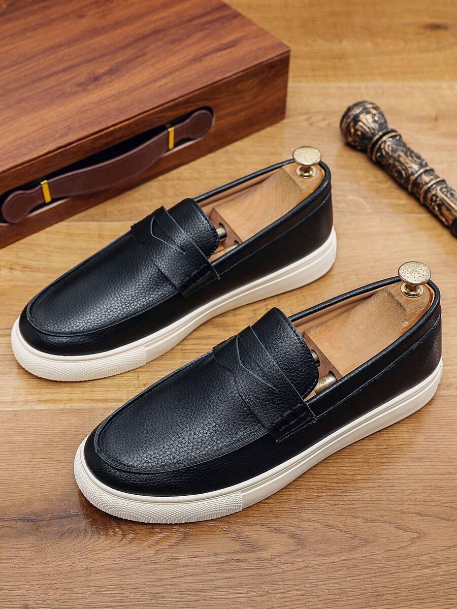 Mocassins homme à bride classique - Noir