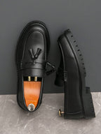 Mocassins homme à bride frangée - image 8