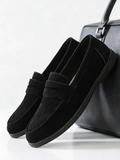 Mocassins homme à bride - Noir