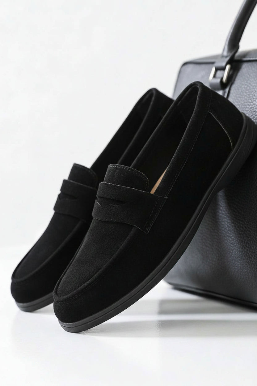 Mocassins homme à bride penny - Noir
