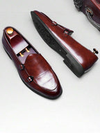 Mocassins homme à brides double boucle - image 2