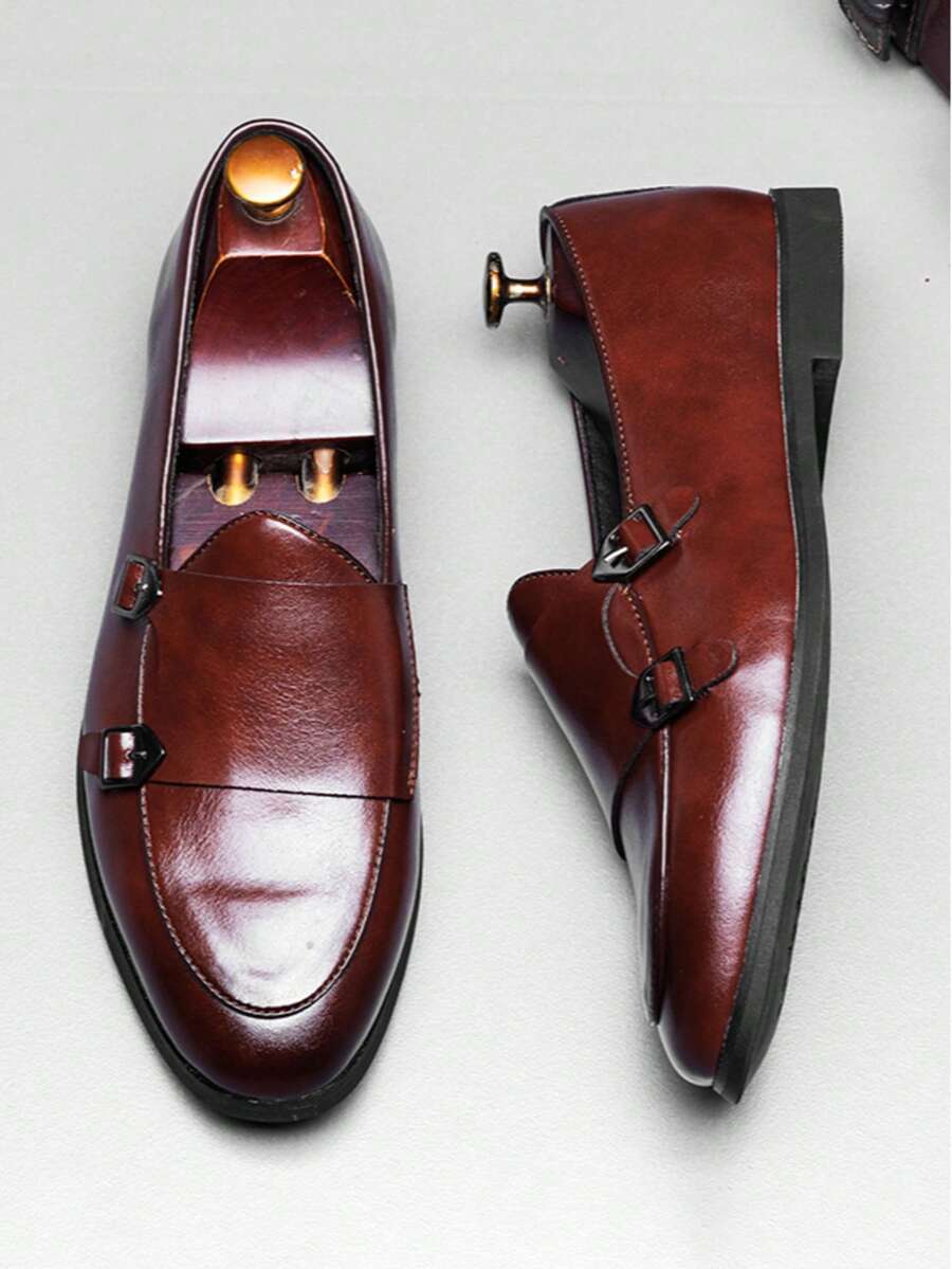 Mocassins homme à brides double boucle - image 3