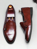 Mocassins homme à brides double boucle - image 3