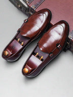 Mocassins homme à brides double boucle - image 4