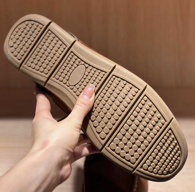 Mocassins homme à couture apparente - image 4