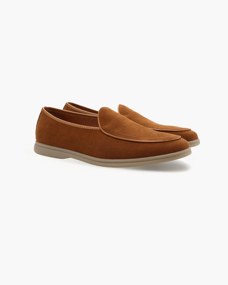 Mocassins homme à design épuré - Marron